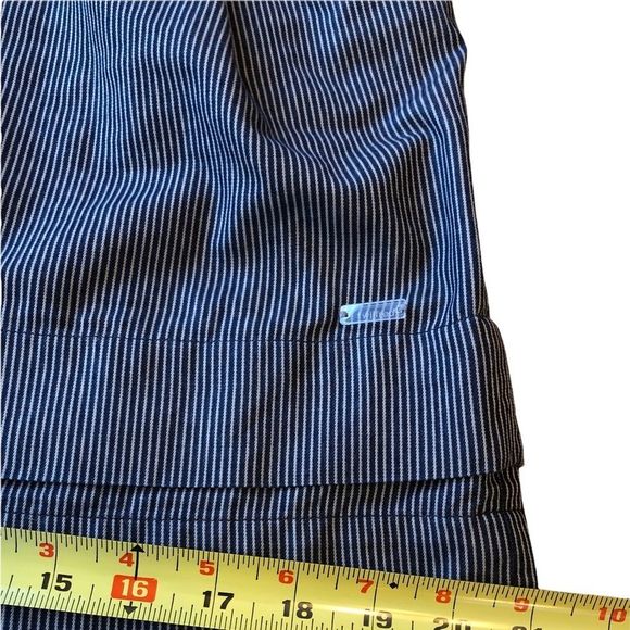 Aritzia Wilfred Free Denim & White Pin Stripe Mini Dress EUC - Picture 11 of 13